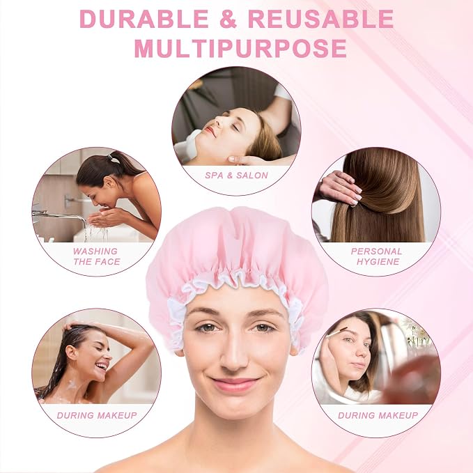 Reusable Shower Caps for Women - Image 7