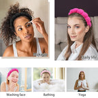 WHAVEL 3 Pack Spa Headband Skincare Headbands, Makeup Headband Sponge Terry - Image 3