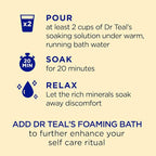 Dr Teal's Pure Epsom Magnesium Salt Soak, Prebiotic Lemon Balm & Essential Oil - Image 4