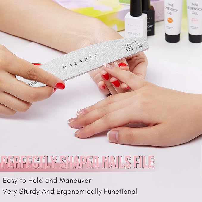 Makartt Nail File: 240/240 Grit Emery Boards - Image 8