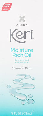 Alpha Keri Shower & Bath Moisture Rich Oil 16 oz - Image 2