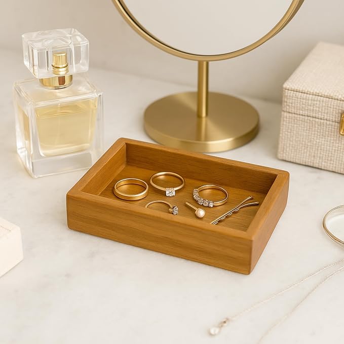 Creative Home 63068 Acacia Bath Rectangular Soap Dish, Soap Tray - Image 2