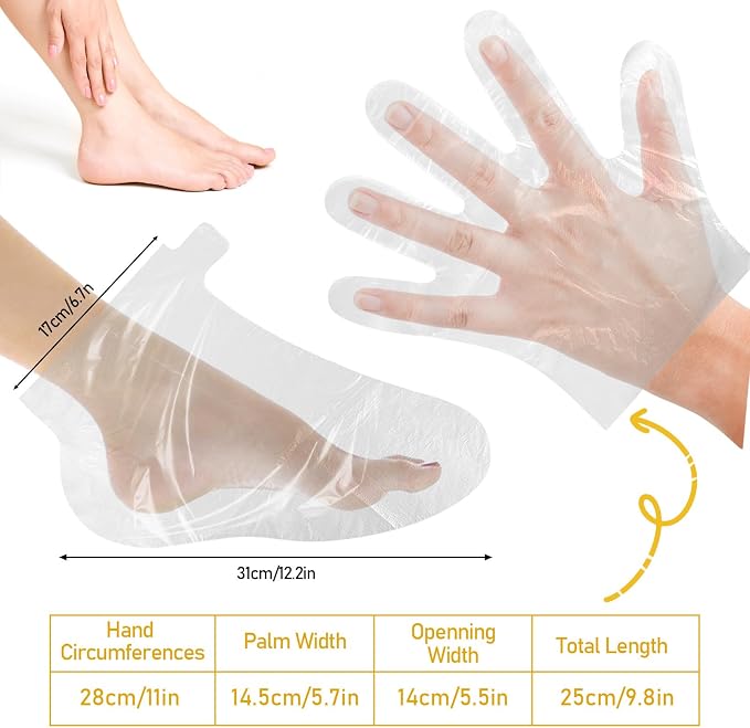 200 Pcs Paraffin Wax Liners for Hands and Feet - Image 6
