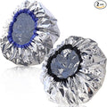 TCOTBE 2 pieces conditioning caps made of aluminum foil, thickened shower caps by TCOTBE