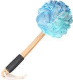 Loofah on a Stick PE Soft Mesh Luffa by FORENEE