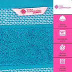 CASA COPENHAGEN Solitaire 6Pcs 100% Egyptian Cotton Large Designer Towels Gift - Image 2