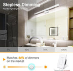 VOLISUN Modern Bathroom Vanity Light 31.5 inch, 18W Dimmable 5CCT Led Bathroom - Image 3