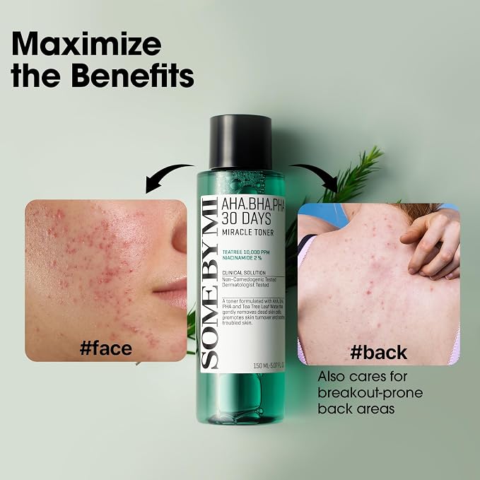 SOME BY MI AHA BHA PHA 30 Days Miracle Toner – Pack of 2 – Korean Salicylic - Image 8