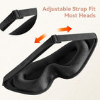Sleep Mask for Men Women, Upgraded 3D Deep Contoured Eye Covers for Sleeping - Image 3