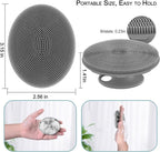 INNERNEED Silicone Face Exfoliating Brush Manual Handheld Facial Cleansing - Image 3