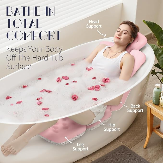 Full Body Bath Pillow for Bathtub, Thick Bathtub Cushion, Luxury Tub Pillow for - Image 3