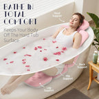 Full Body Bath Pillow for Bathtub, Thick Bathtub Cushion, Luxury Tub Pillow for - Image 3
