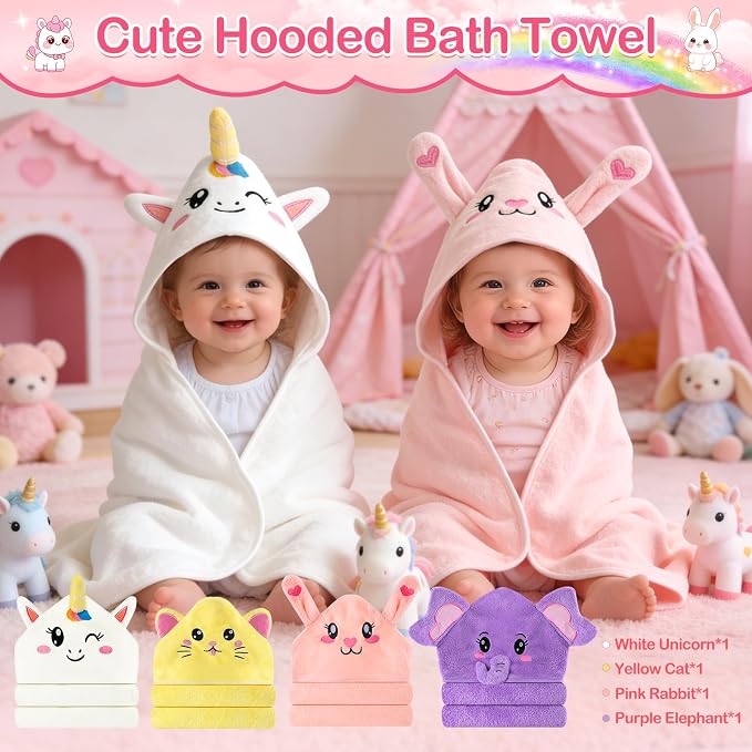 OFUSUY 12 PCS Baby Towels, Baby Bath Towels - Image 7