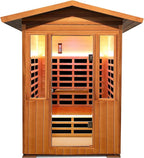 2 Person Outdoor Sauna Infrared Saunas Dry Sauna Room 120V Red Cedar and by OUTEXER
