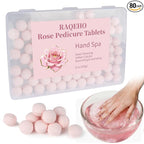 Manicure Spa Balls 8oz -Rose Soak Balls Moisturizing Tablets Cuticle Soften by Unknown