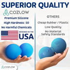 COZLOW Double Lacrosse Silicone Massage Ball - Image 4