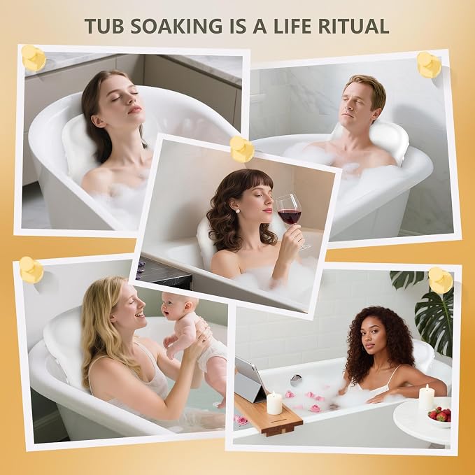 Silicone Bath Pillows for Tub - Image 7