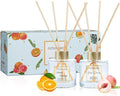 200ml Scent Diffuser with 6 Fiber Sticks, 6.76 oz Reed Diffuser Set by DIUFJAG