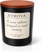 Vanilla & Cedarwood Candle, Luxury Scented Soy Candle 7oz, Cozy Sweet Fragrance - Image 7