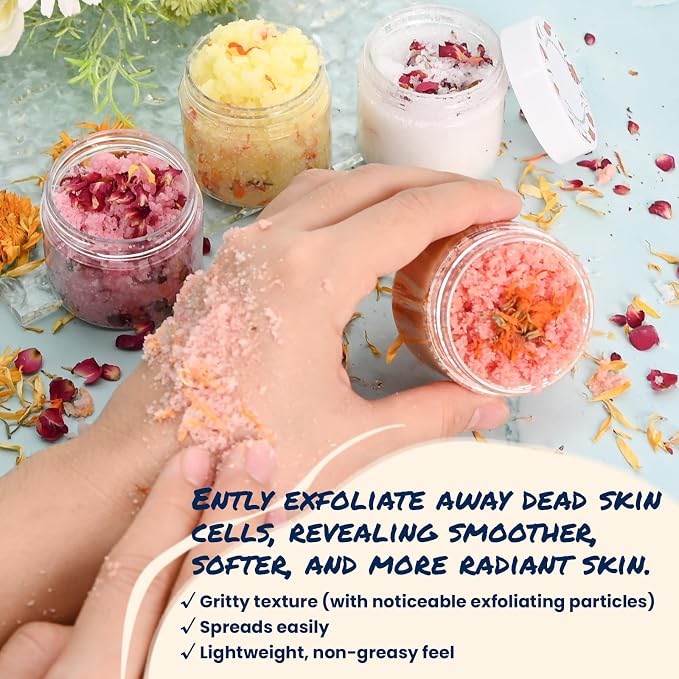 TSVATE Body Scrub Making Kit- Make Your Own Salt Body Scrub, Salt Scrub - Image 5