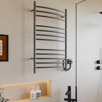 HEATGENE Towel Warmer Gun Grey, Electric Hot Towel Rails, Wall-Mounted Large 12 - Image 7