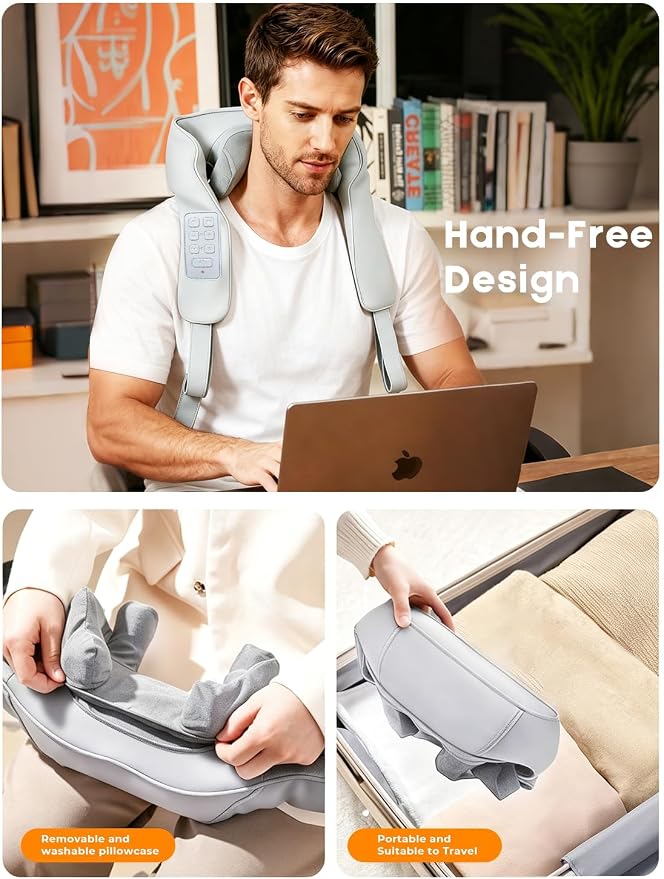 Shiatsu Neck Massager with Heat - Image 7