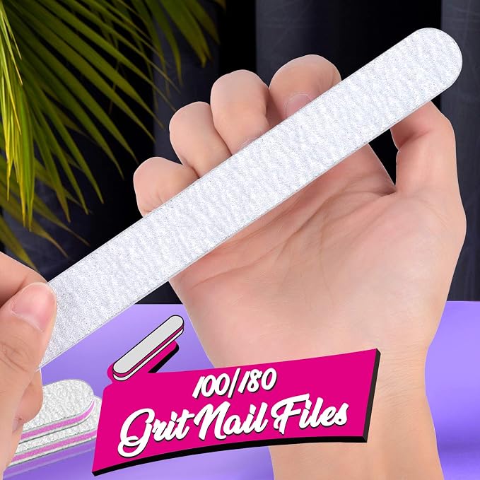 FANDAMEI Nail File and Buffer, Professional Manicure Tools Kit. 8PCS - Image 3