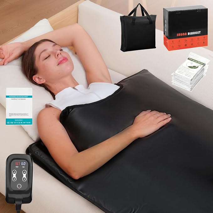 Infrared Sauna Blanket for Home: Portable Far Infrared Heating Blanket for Full by Unknown