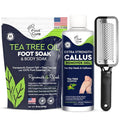 Tea Tree Foot Soak, Callus Remover Gel by FOOTCURE