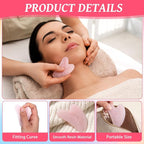 100 Pcs Gua Sha Facial Tools Bulk Resin Gua Sha Massage Tool Heart Shaped - Image 3
