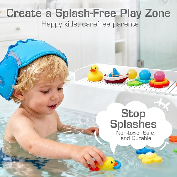 31.5" Bathtub Splash Guard for Kids & Toddlers - Image 3