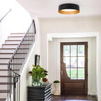Bargeni Flush Mount Ceiling Light, 12.5 inch LED Ceiling Light Fixture - Image 6