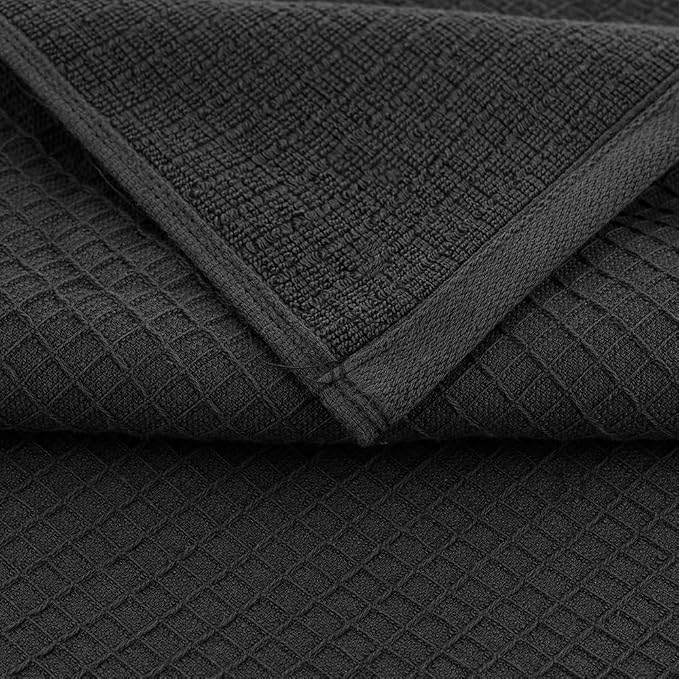 CASA COPENHAGEN Waffle 2Pcs 100% Egyptian Cotton Large Designer Bathsheet - Image 3