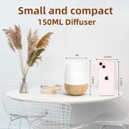SEEDSEEL 150ML Cordless Essential Oil Diffuser, Built-in 6000mAH Rechargeable - Image 4