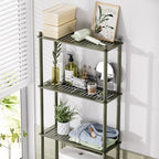 AmazerBath Bamboo Over The Toilet Storage Shelf, 3-Tier Over Toilet Bathroom - Image 3