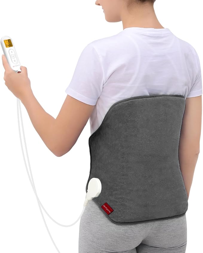 Heating Pad for Back, Comfytemp Mothers Day Gifts for Women Men Dad Mom by Comfytemp