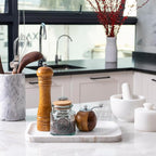 Karibiber Marble Vanity Tray, Marble Bathroom Tray Countertop, Decorative Trays - Image 7