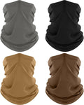 ROXUN 4 Pack Neck Gaiter, Cooling Breathable Face Mask UV Protection Scarf by Roxun