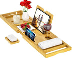 Premium Bathtub Tray Caddy by Banlilu