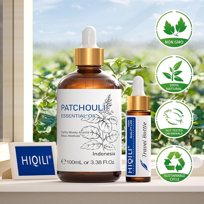 HIQILI Patchouli Essential Oil, 100% Pure & Natural - Image 8