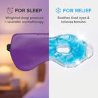 ASUTRA Silk Eye Pillow for Sleep, Weighted Eye Mask, Meditation & Light - Image 5