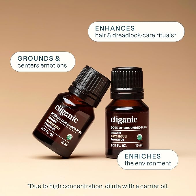 Cliganic Organic Patchouli Essential Oil - Image 2
