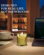 M&SENSE Naturally Scented Vegan Soy Candles, Fresh Melon Scented Candles - Image 4
