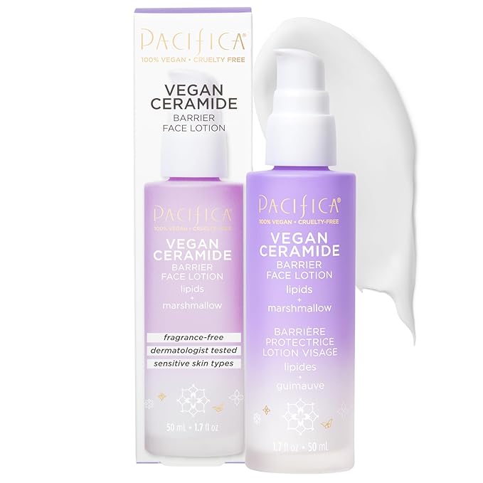 Pacifica Vegan Ceramide Barrier Repair Face Lotion, Lightweight Moisturizer by PacificaBeauty