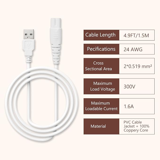 2 Pack Replacement Charger Cable - Image 5