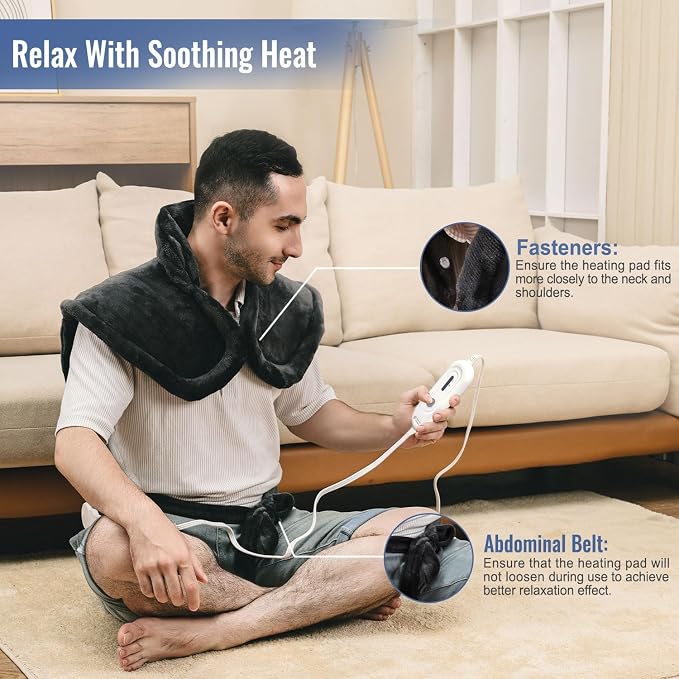 Tefici Heating Pad for Back Pain, Mothers Day Gifts for Women Men Mom Her，FSA - Image 6