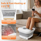 Collapsible Foot Spa Bath Massager - Image 3