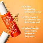 e.l.f. SKIN Bright Icon Vitamin C + E + Ferulic Face Serum, Brightening & - Image 2