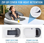 CO-Z Inflatable Bathtub With Electric Air Pump, Portable Tub With Blow Up Bath - Image 7