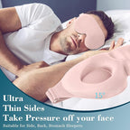 ZGGCD Sleep Mask for Side Sleeper, Light Blocking Sleeping Eye Mask for Women - Image 3